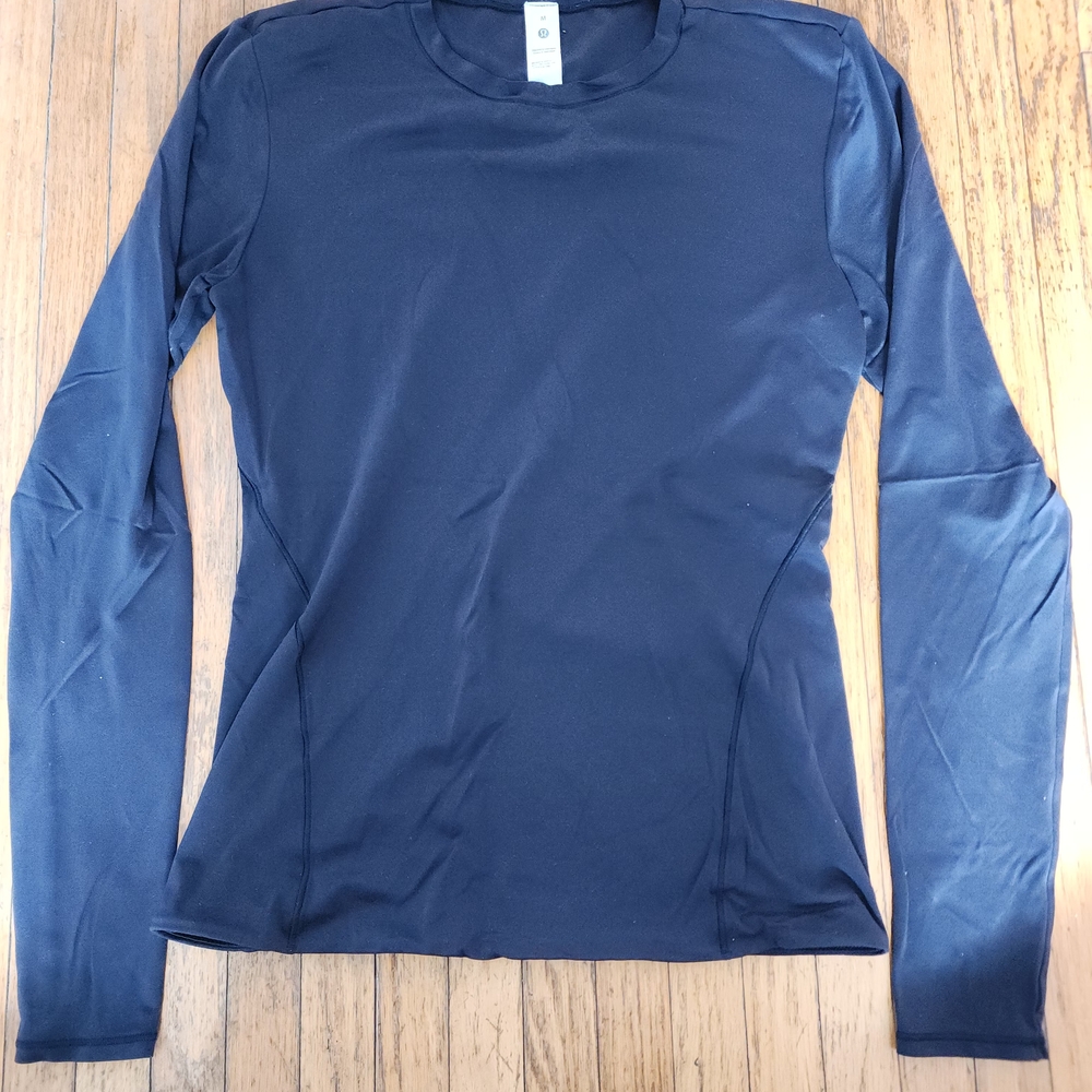 Lululemon Long Sleeve Black Top